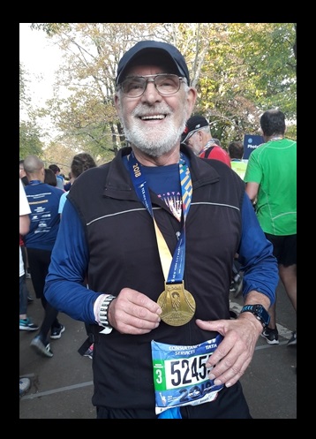 Beerli nach Erfüllung seines Lebenstraumes - dem New-York-Marathon